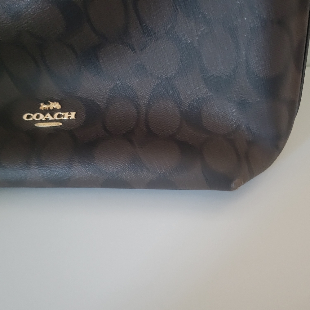 Large Coach signature duffle crossbody purse - Picture 8 of 13